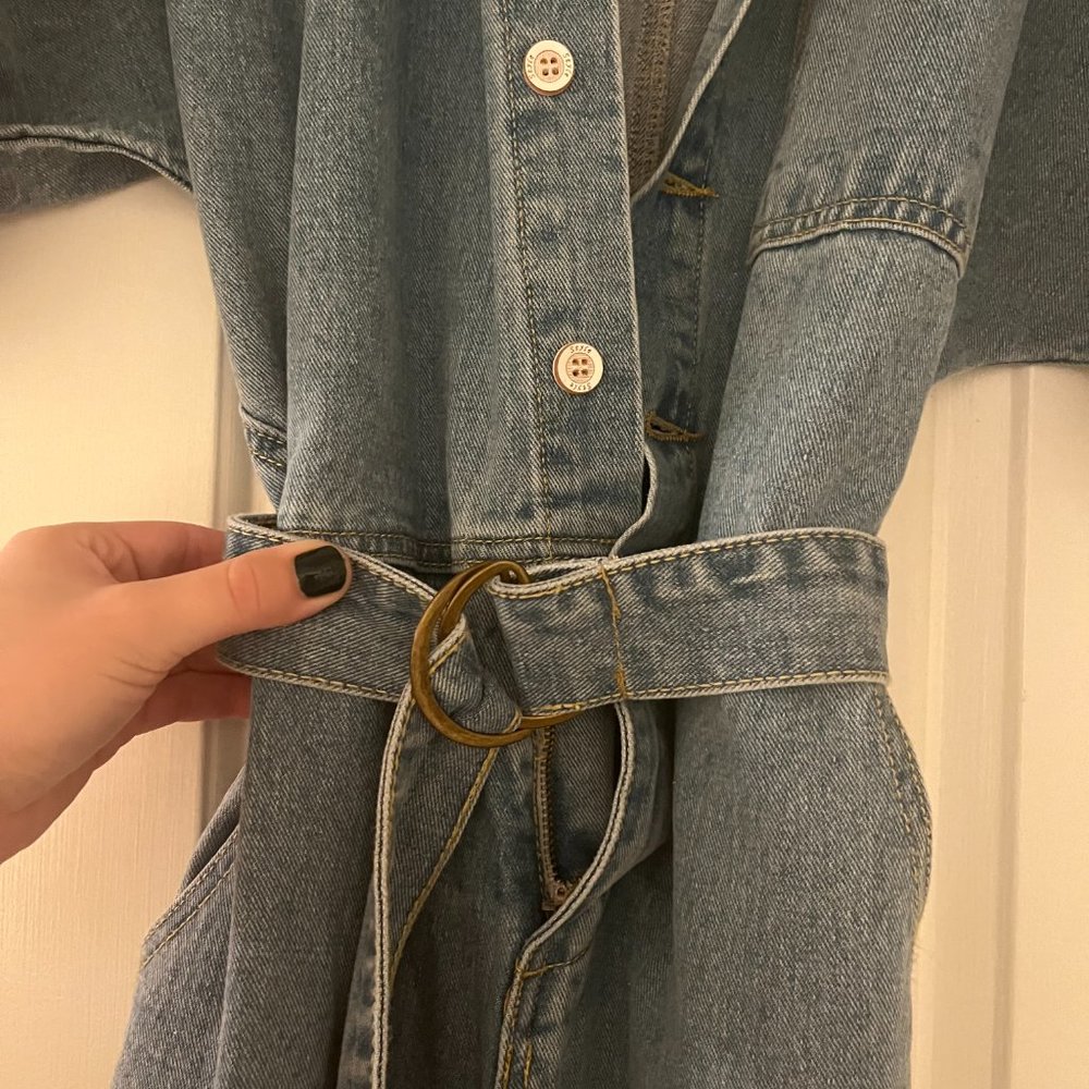 Denim Boiler Suit View 4